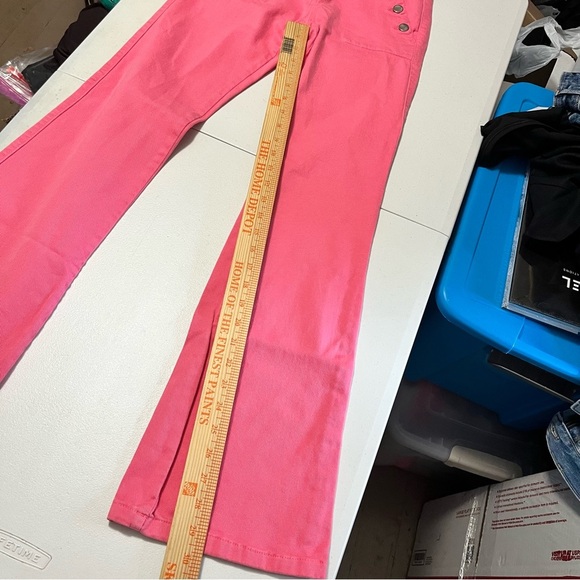 Vilagallo Amelie Trouser Jeans Pana Rosa Pink Spain 36 US 2 O2 - Picture 7 of 12